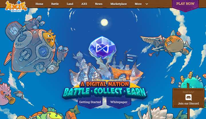 ブロックチェーンゲーム アクシーインフィニティ